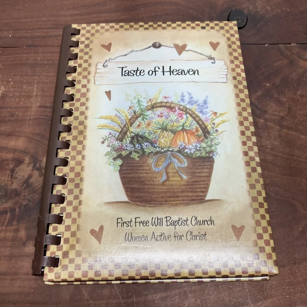 Taste of Heaven Mulberry Arkansas Church Local Community Cookbook Spiral Bound